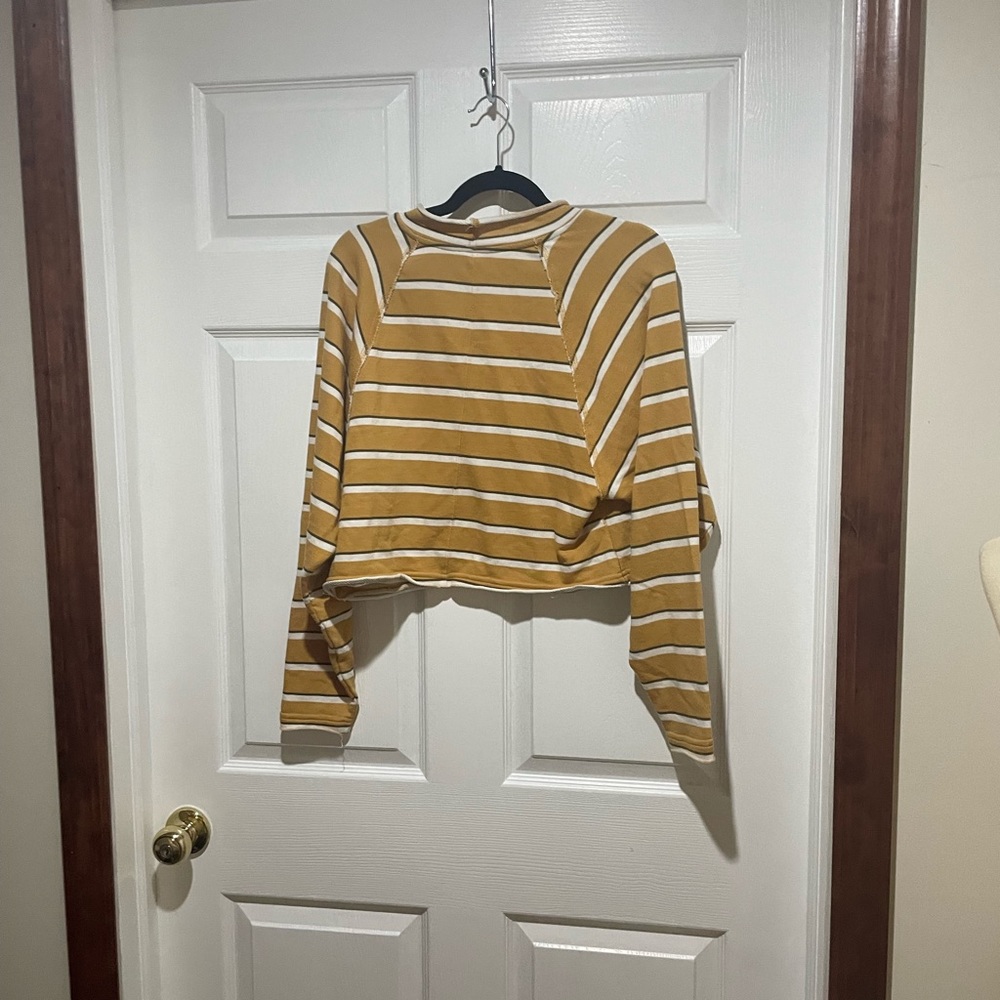 Free People Something Simple Striped Top XS - Picture 3 of 5